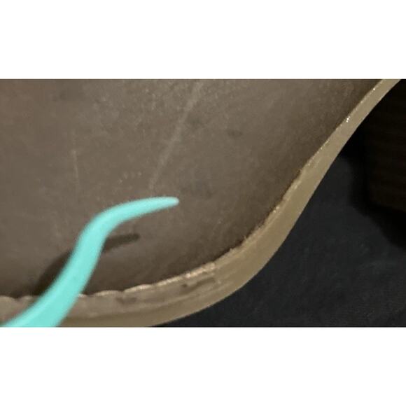 Ana Palo A New Approach Taupe Women's Boots Double Zipper Memory Foam Size 10M - Picture 7 of 8